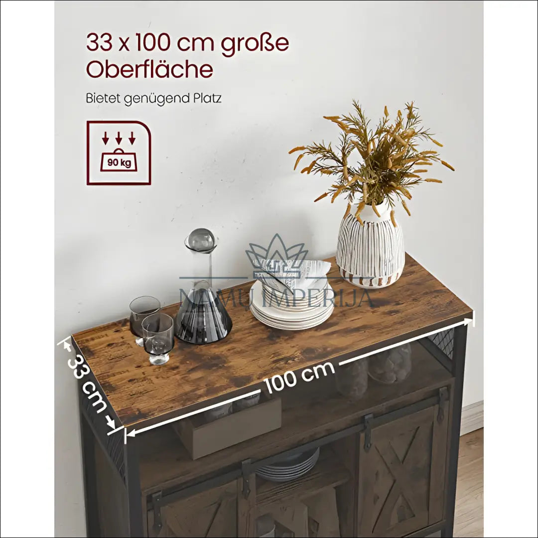 Komoda/Spintelė SM1124 - €236 Save 30% __label:Pristatymas 5-14 d.d., komodos, notouch30, over-200, song 100x33x80cm