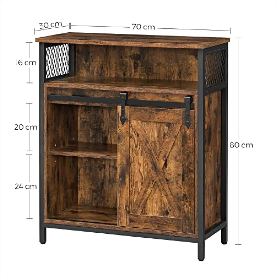 Komoda/Spintelė SM1126 - €149 Save 40% 100-200, __label:Pristatymas 5-14 d.d., notouch30, song, spalva-ruda 70x30x80cm