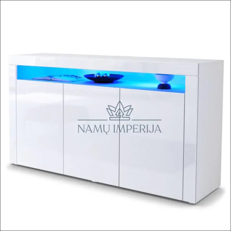 Komoda su LED apšvietimu SI1638 - €215 Save 50% __label:Pristatymas 1-2 d.d., color-balta, komodos, material-mdf,