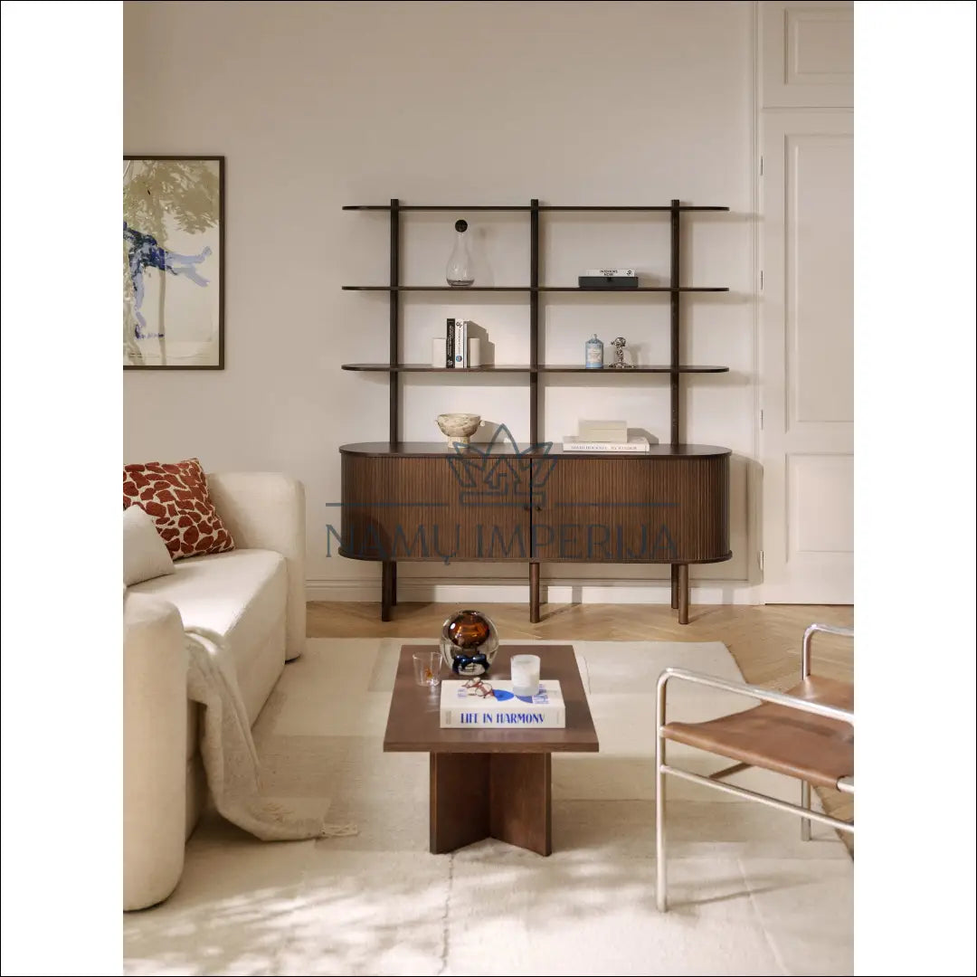 Komoda su lentynomis SI1786 - €700 Save 50% __label:Pristatymas 1-2 d.d., color-ruda, material-mdf,