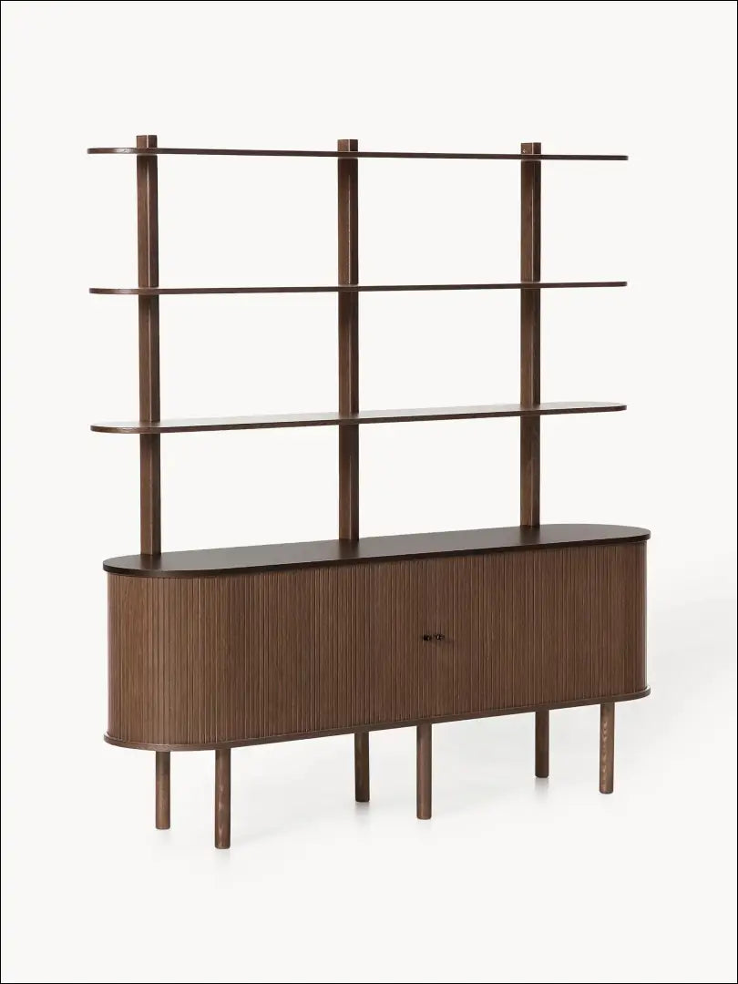 Komoda su lentynomis SI1786 - €630 Save 55% __label:Pristatymas 1-2 d.d., color-ruda, material-mdf,