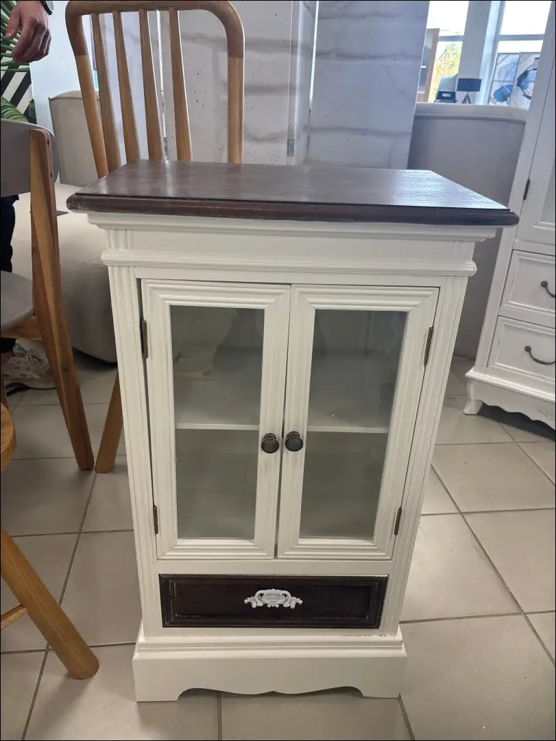 Komodėlė SI1849 - €90 Save 50% 50-100, __label:Pristatymas 1-2 d.d., color-balta, color-ruda, komodos €50 to €100 Tall