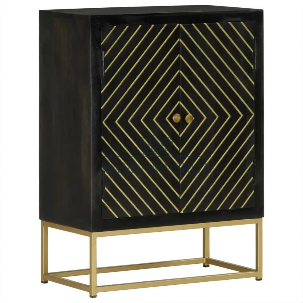 Komodėlė SI1878 - €168 Save 50% 100-200, __label:Pristatymas 1-2 d.d., color-auksine, color-juoda, komodos €100 to €200