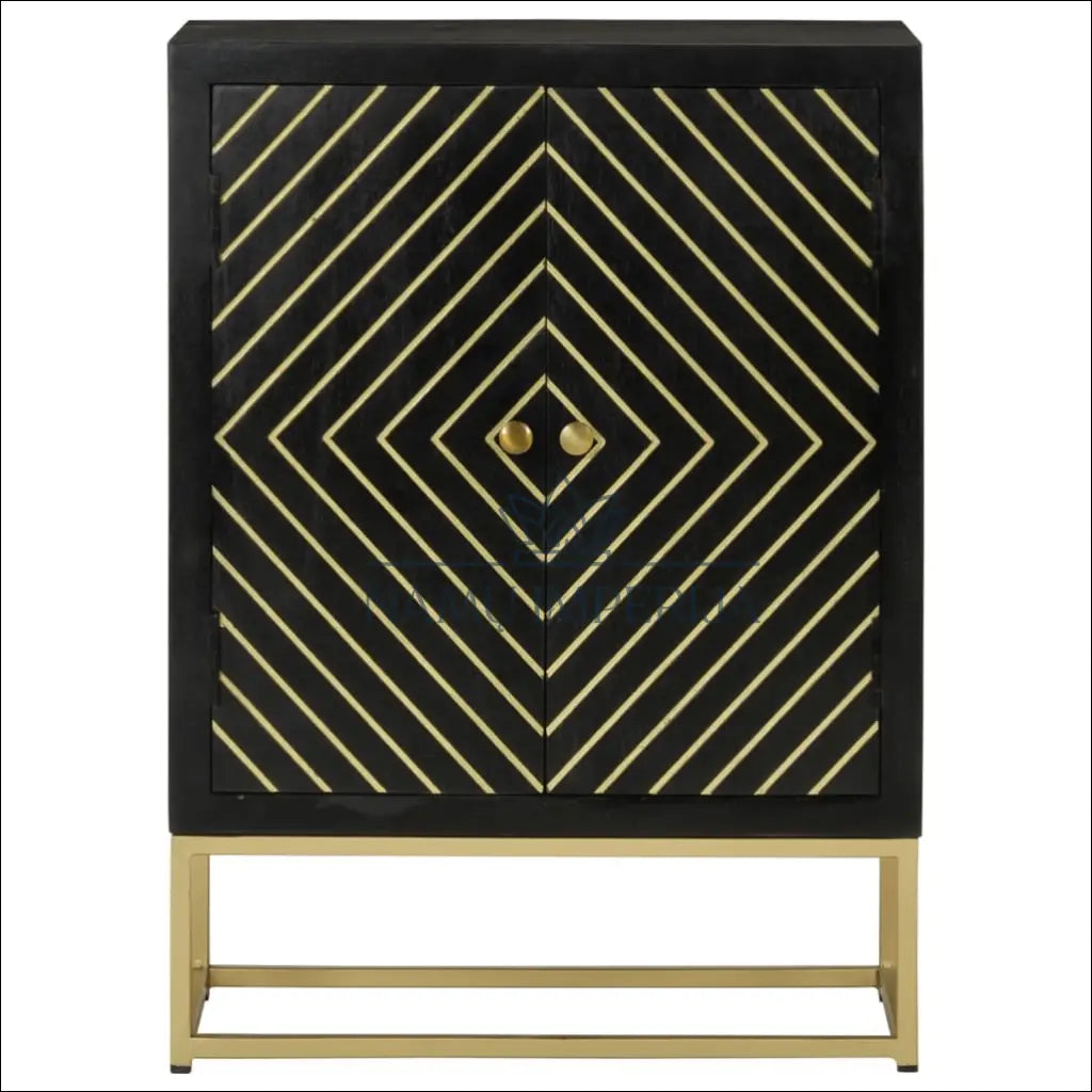 Komodėlė SI1878 - €168 Save 50% 100-200, __label:Pristatymas 1-2 d.d., color-auksine, color-juoda, komodos €100 to €200