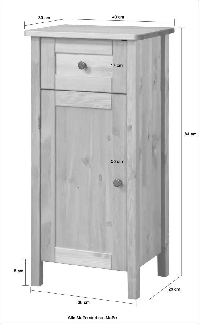 Komodėlė SI2037 - €62 Save 50% 50-100, __label:Pristatymas 1-2 d.d., color-ruda, komodos, material-medzio-masyvas €50