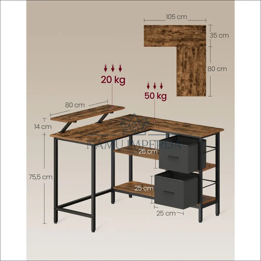 Kompiuterinis rašomasis stalas SM357 - €130 Save 30% 100-200, __label:Pristatymas 5-14 d.d., biuro-baldai,