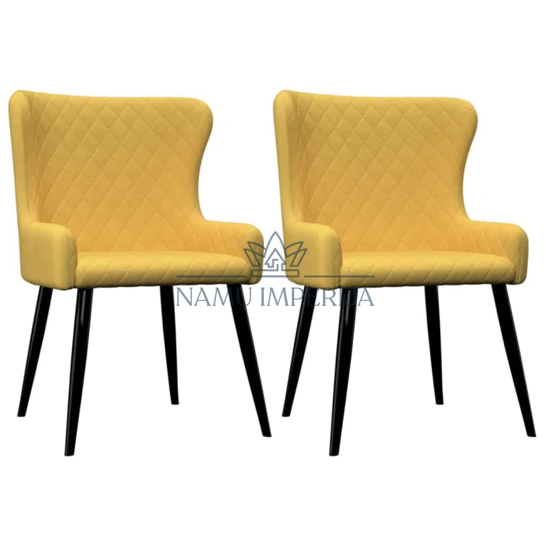 Kėdžių komplektas (2vnt) VI431 - 50-100, color-geltona,