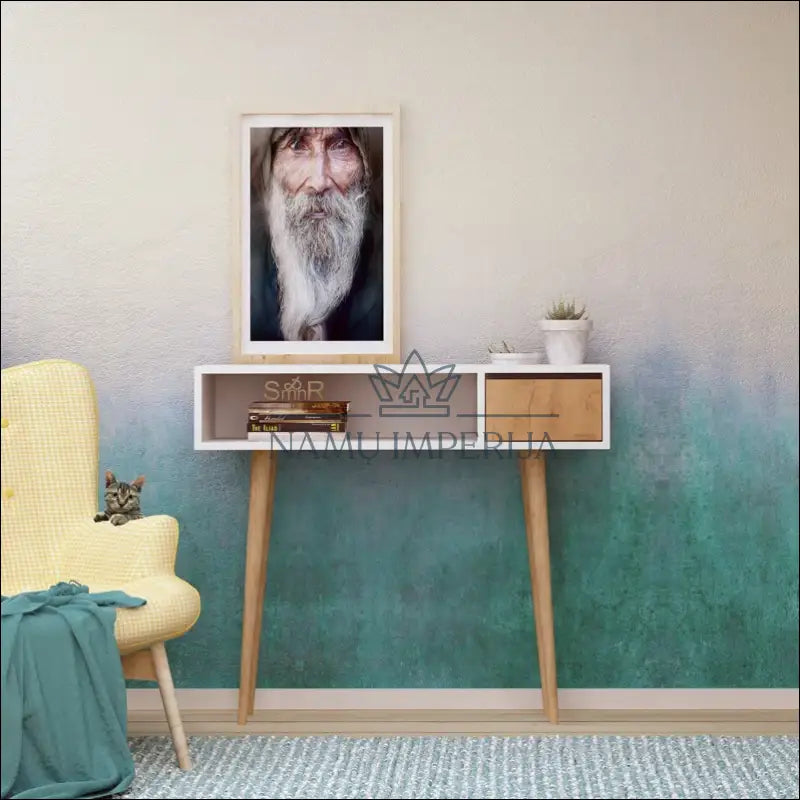 Konsolė SI1661 - €35 Save 75% 25-50, __label:Pristatymas 1-2 d.d., color-balta, color-ruda, material-mediena €25 to €50