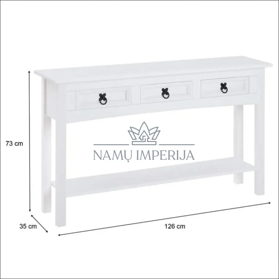 Konsolė SI1863 - €150 Save 50% 100-200, __label:Pristatymas 1-2 d.d., color-balta, konsoles, material-medzio-masyvas