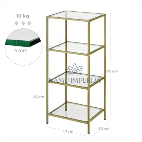 Konsolė SM1199 - €86 Save 30% 50-100, __label:Pristatymas 5-14 d.d., konsoles, notouch30, song 40x30x95cm / Auksinė