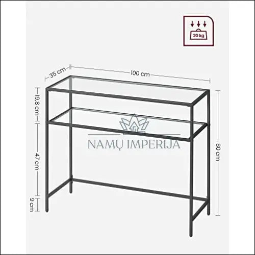 Konsolė SM385 - €103 Save 30% 100-200, __label:Pristatymas 5-14 d.d., konsoles, notouch30, song 100x80x35cm / Juoda