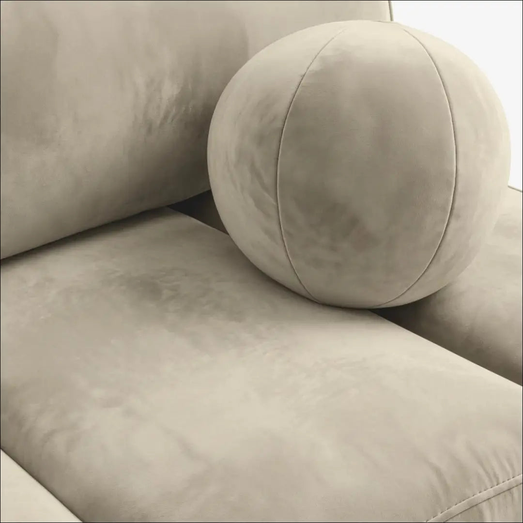 Kreminės spalvos aksominė sofa-lova TE2488 - €653.38 Save 15% __label:Pristatymas 5-14 d.d., Newelite Naujausi