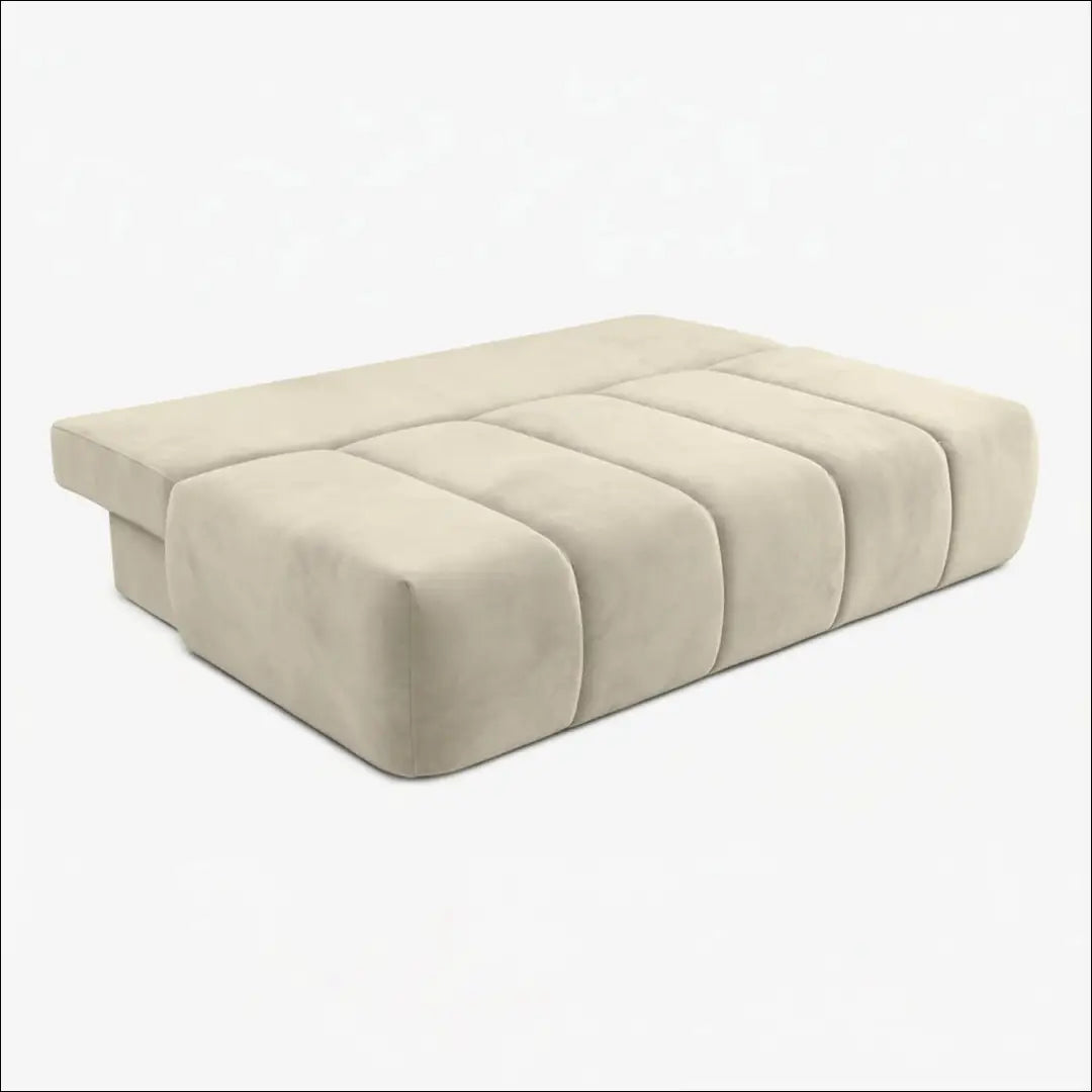 Kreminės spalvos aksominė sofa-lova TE2488 - €653.38 Save 15% __label:Pristatymas 5-14 d.d., Newelite Naujausi