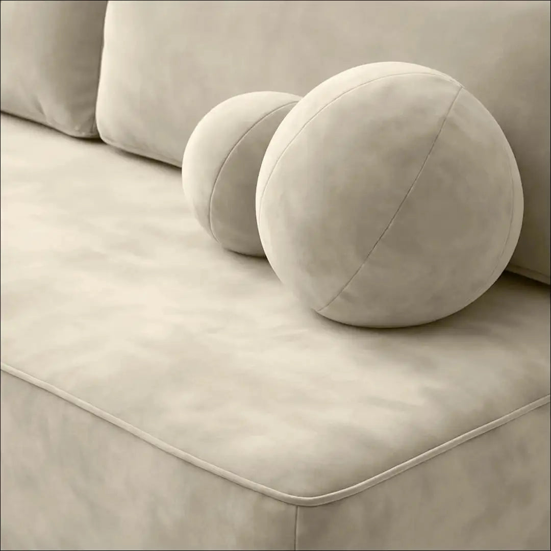 Kreminės spalvos aksominė sofa-lova TE2507 - €639.56 Save 15% __label:Pristatymas 5-14 d.d., Newelite Naujausi