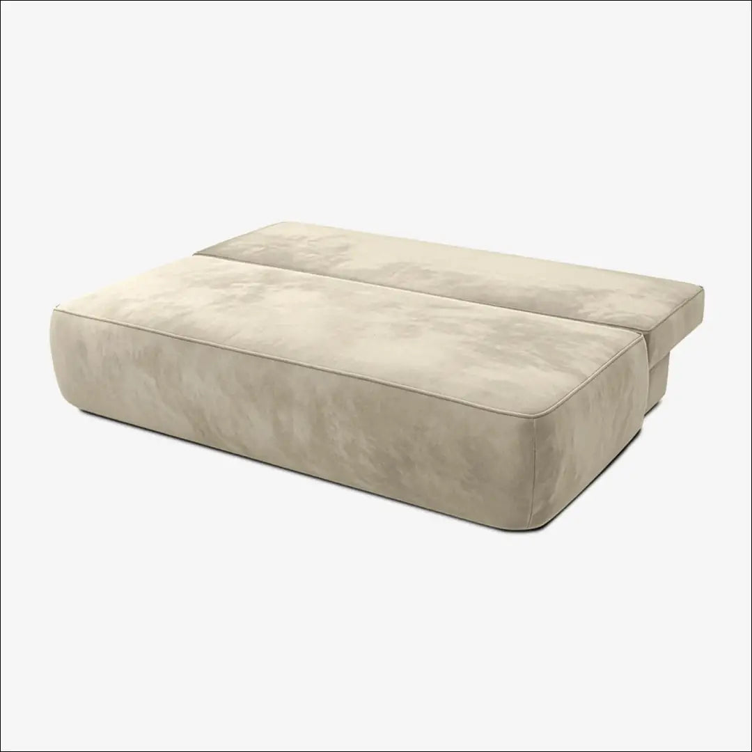Kreminės spalvos aksominė sofa-lova TE2507 - €639.56 Save 15% __label:Pristatymas 5-14 d.d., Newelite Naujausi
