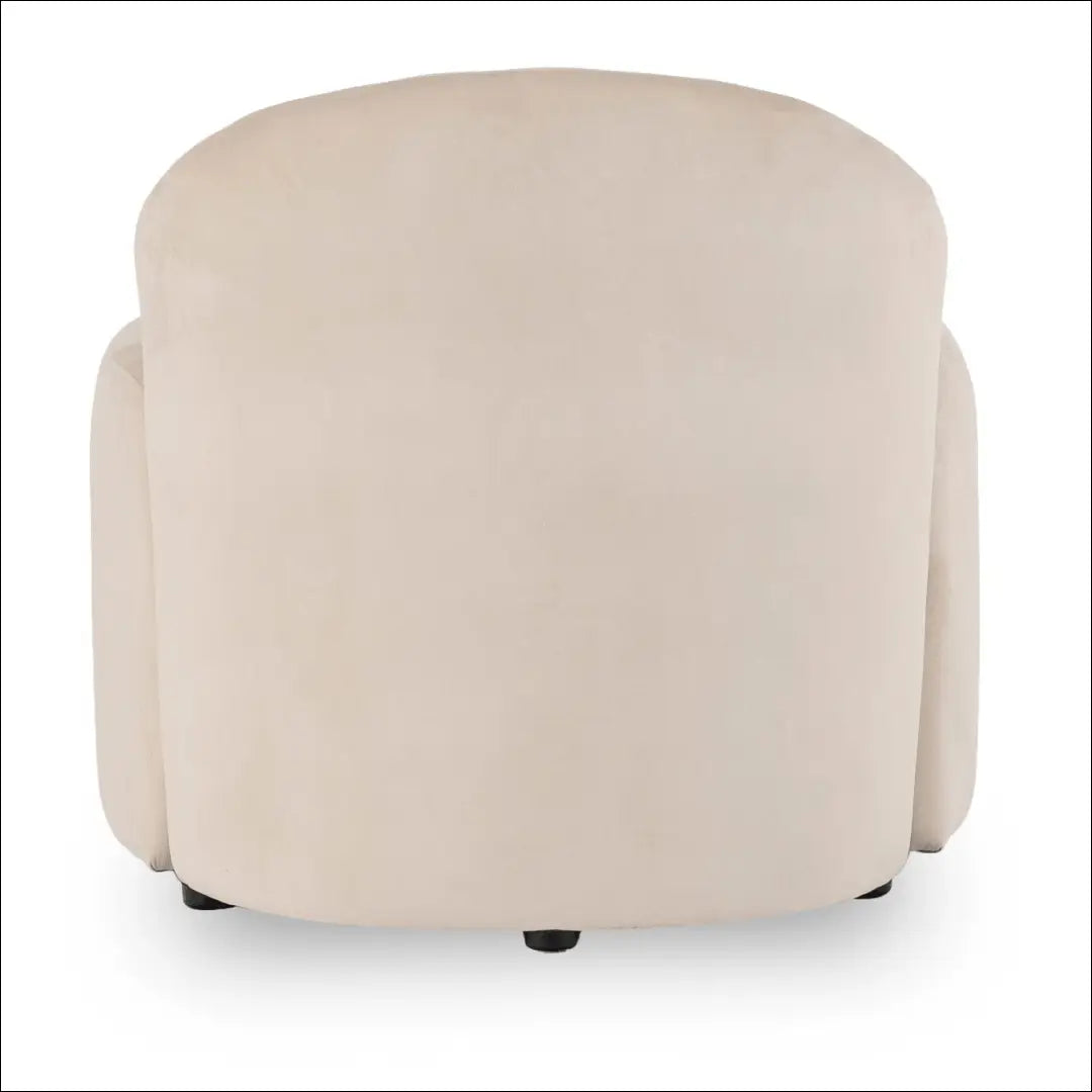 Kreminės spalvos aksominis poilsio fotelis TE2469 - €239.60 Save 15% __label:Pristatymas 5-14 d.d., Newelite Naujausi