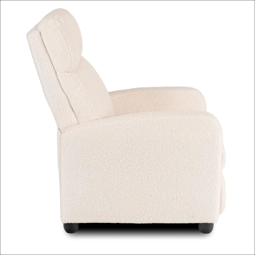 Kreminės spalvos „Boucle“ atlošiamas fotelis TE2572 - €166 Save 15% __label:Pristatymas 5-14 d.d., Newelite Naujausi