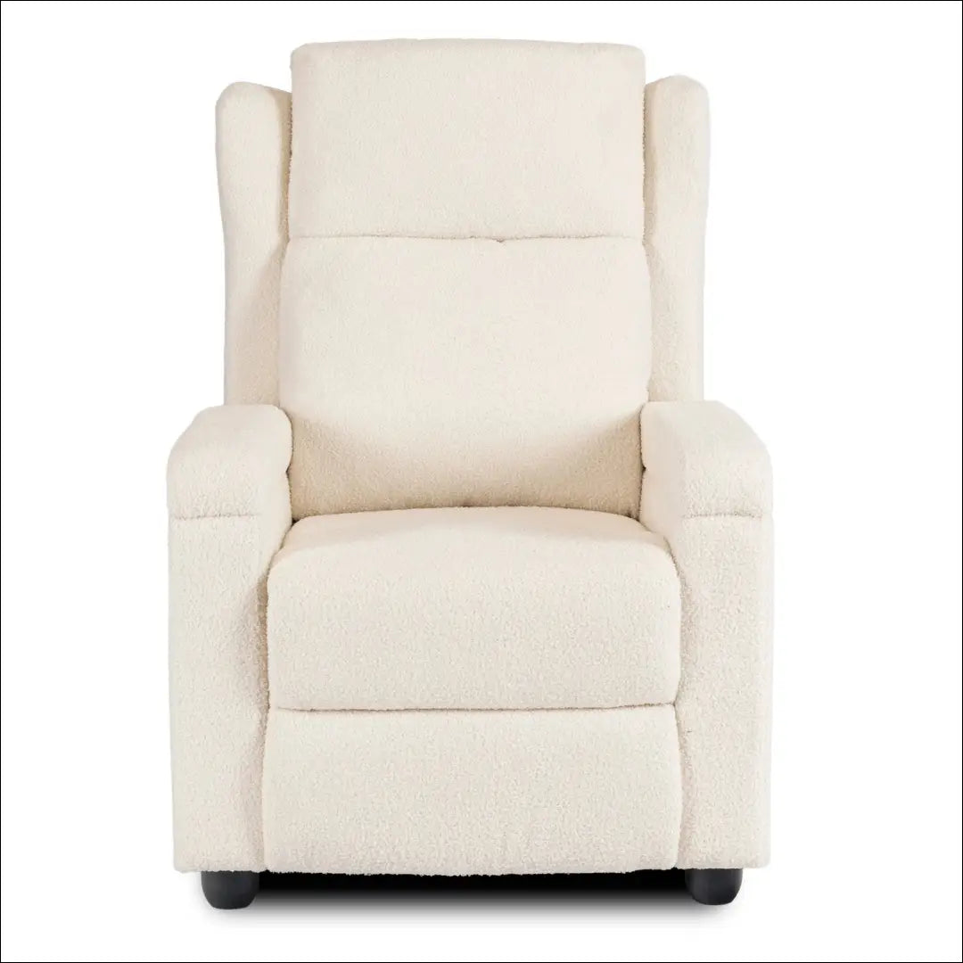 Kreminės spalvos „Boucle“ atlošiamas fotelis TE2601 - €207 Save 15% __label:Pristatymas 5-14 d.d., Newelite Naujausi