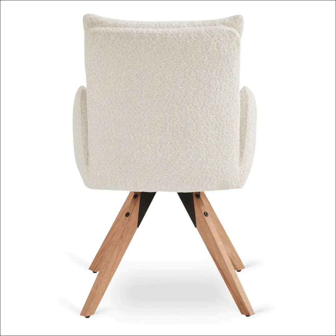 Kreminės spalvos „Boucle“ besisukanti kėdė TE2454 - €138.29 Save 15% __label:Pristatymas 5-14 d.d., Newelite Naujausi