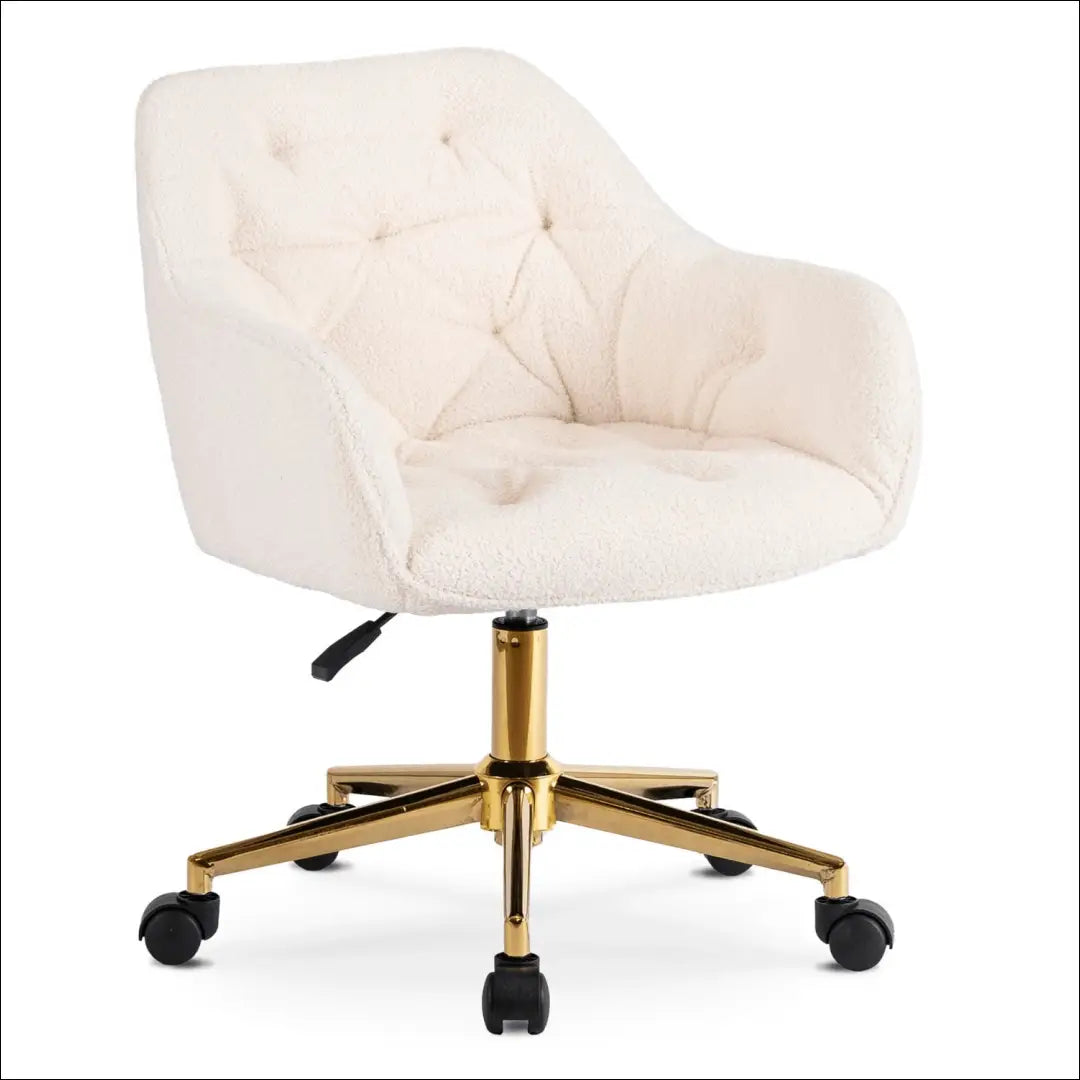 Kreminės spalvos „Boucle“ besisukanti kėdė TE2597 - €89.89 Save 15% __label:Pristatymas 5-14 d.d., Newelite Naujausi