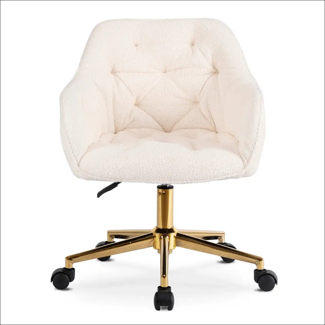 Kreminės spalvos „Boucle“ besisukanti kėdė TE2597 - €90 Save 15% __label:Pristatymas 5-14 d.d., Newelite Naujausi