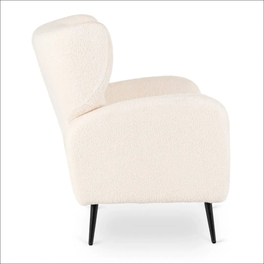 Kreminės spalvos „Boucle“ poilsio krėslas TE2471 - €246.90 Save 15% __label:Pristatymas 5-14 d.d., Newelite Naujausi
