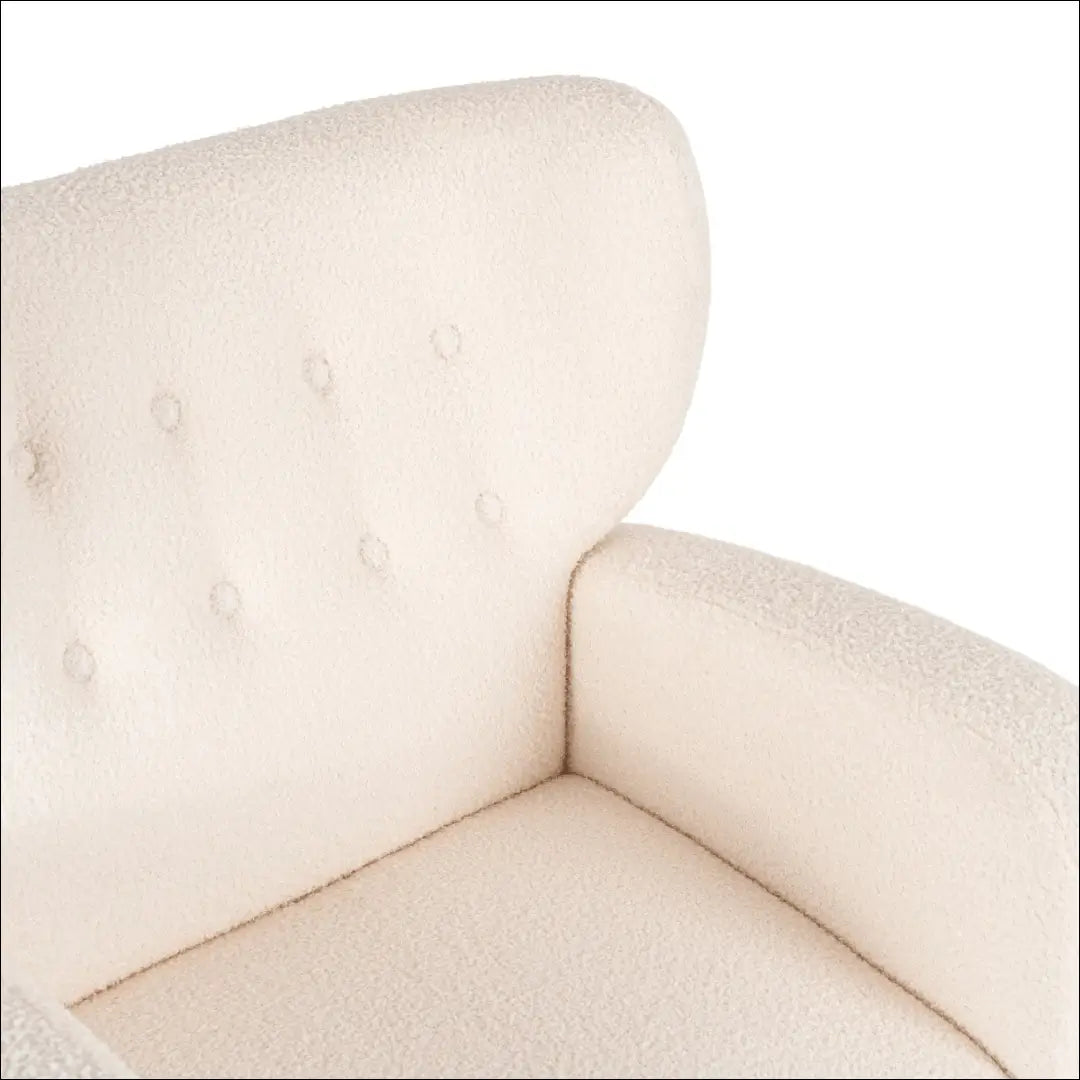Kreminės spalvos „Boucle“ poilsio krėslas TE2471 - €246.90 Save 15% __label:Pristatymas 5-14 d.d., Newelite Naujausi
