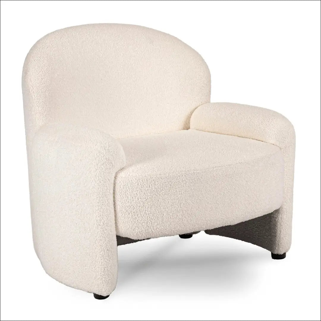 Kreminės spalvos „Boucle“ poilsio krėslas TE2539 - €228.18 Save 15% __label:Pristatymas 5-14 d.d., Newelite Naujausi