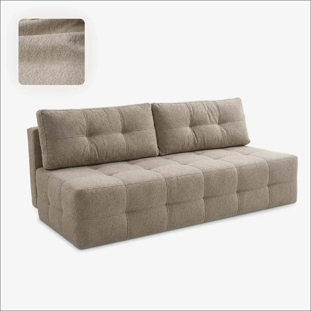 Kreminės spalvos „Boucle“ sofa-lova TE2493 - €667.22 Save 15% __label:Pristatymas 5-14 d.d., Newelite Naujausi