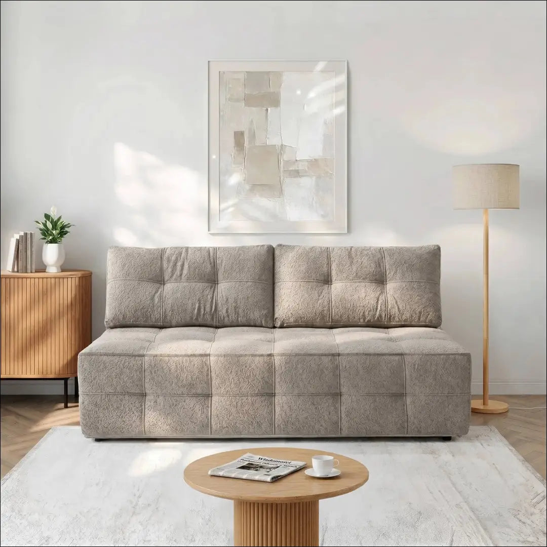 Kreminės spalvos „Boucle“ sofa-lova TE2493 - €667.22 Save 15% __label:Pristatymas 5-14 d.d., Newelite Naujausi