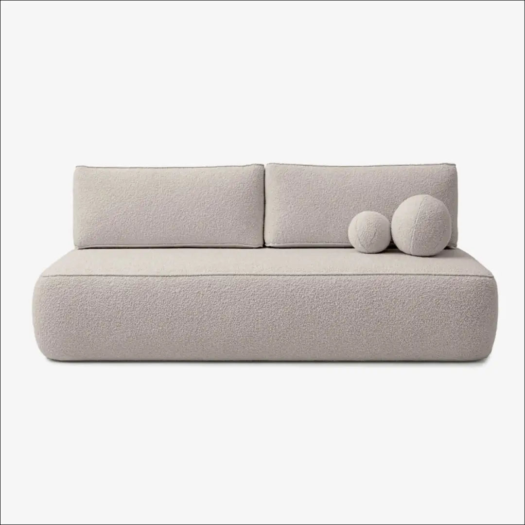 Kreminės spalvos „Boucle“ sofa-lova TE2504 - €694.87 Save 15% __label:Pristatymas 5-14 d.d., Newelite Naujausi