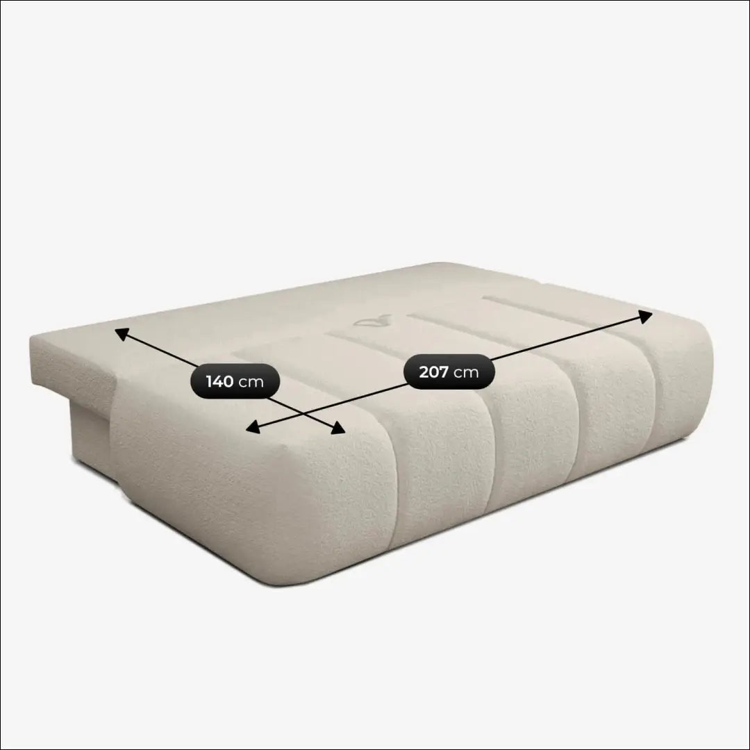 Kreminės spalvos buklė sofa-lova TE2483 - €708.69 Save 15% __label:Pristatymas 5-14 d.d., Newelite Naujausi produktai