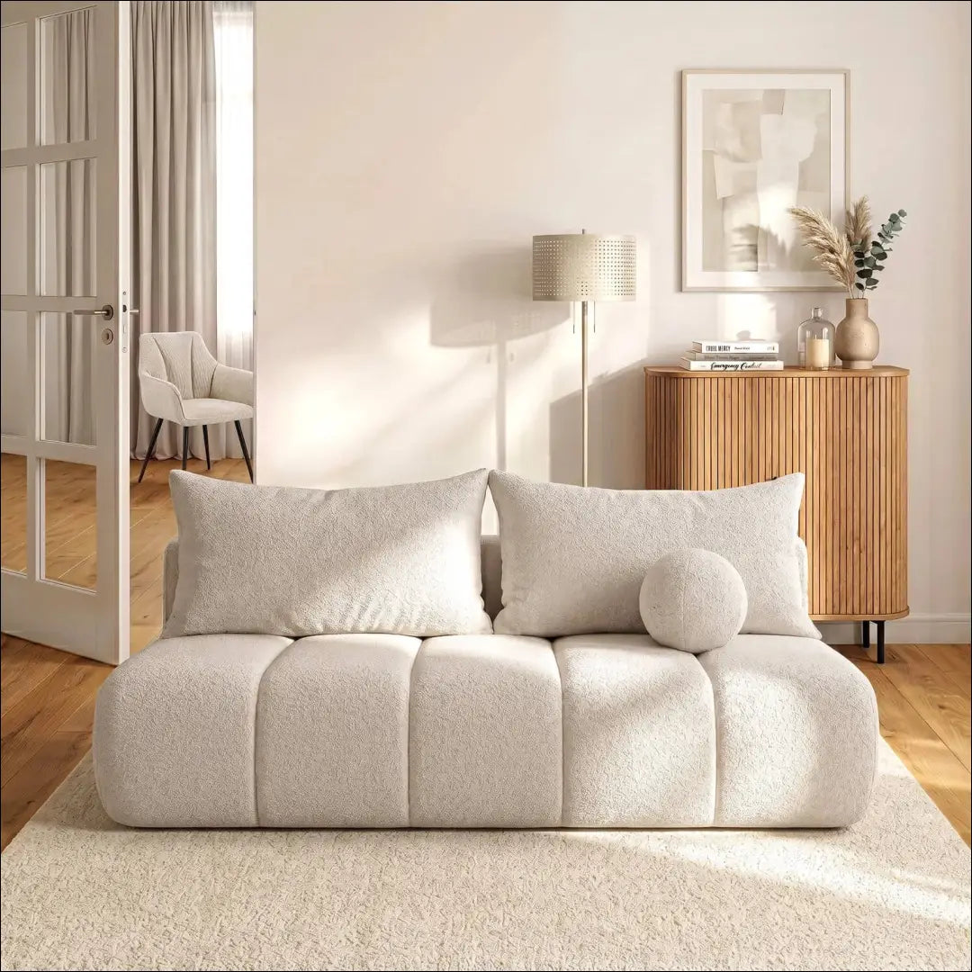 Kreminės spalvos buklė sofa-lova TE2483 - €708.69 Save 15% __label:Pristatymas 5-14 d.d., Newelite Naujausi produktai