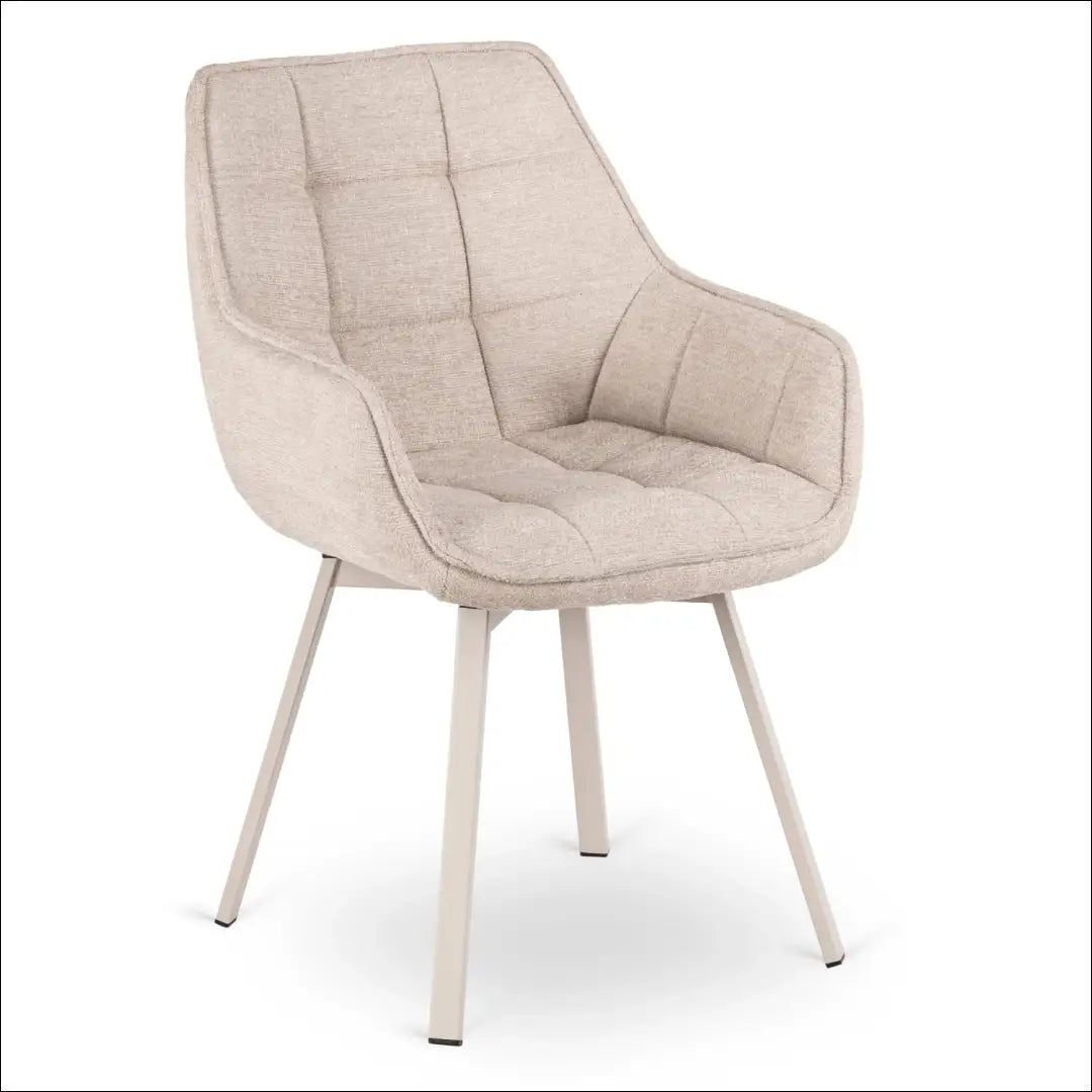 Kreminės spalvos pasukama kėdė TE2564 - €96.80 Save 15% __label:Pristatymas 5-14 d.d., Newelite Naujausi produktai