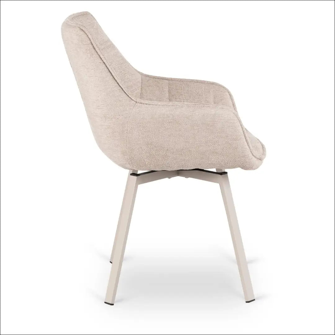 Kreminės spalvos pasukama kėdė TE2564 - €96.80 Save 15% __label:Pristatymas 5-14 d.d., Newelite Naujausi produktai