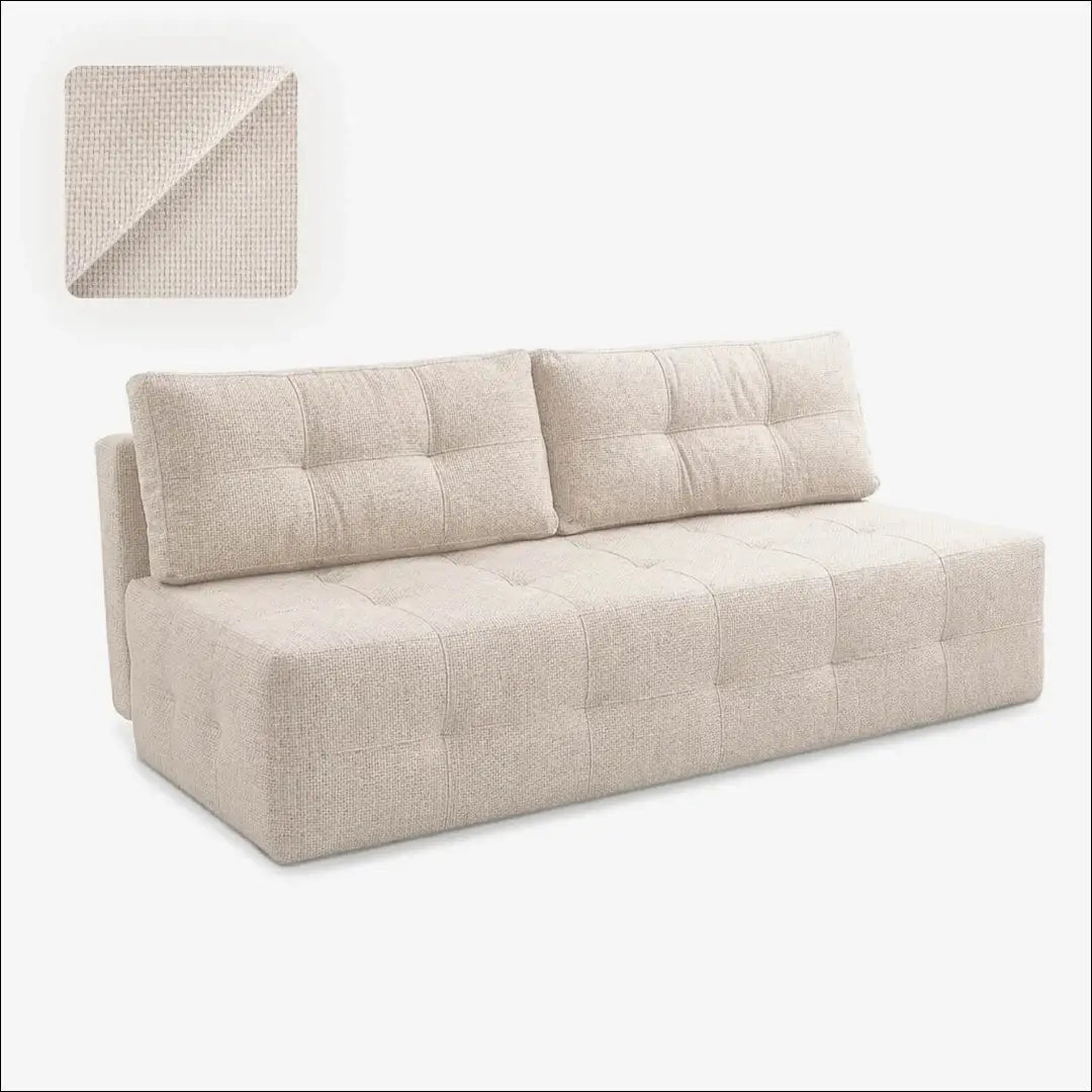 Kreminės spalvos šenilinė sofa-lova TE2499 - €639.56 Save 15% __label:Pristatymas 5-14 d.d., Newelite Naujausi