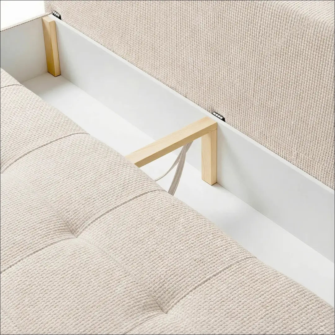 Kreminės spalvos šenilinė sofa-lova TE2499 - €639.56 Save 15% __label:Pristatymas 5-14 d.d., Newelite Naujausi