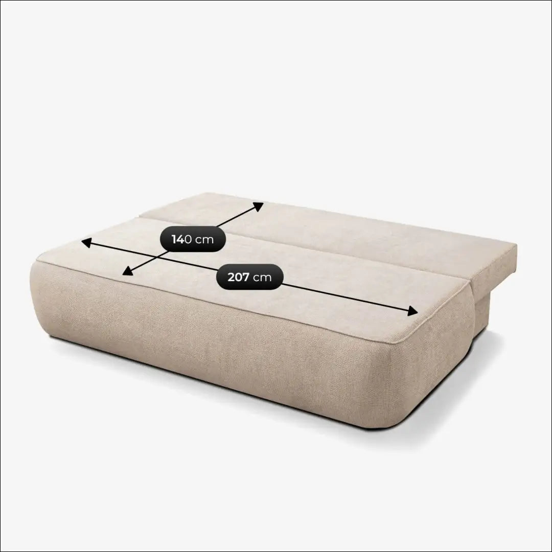Kreminės spalvos šenilinė sofa-lova TE2510 - €667.22 Save 15% __label:Pristatymas 5-14 d.d., Newelite Naujausi