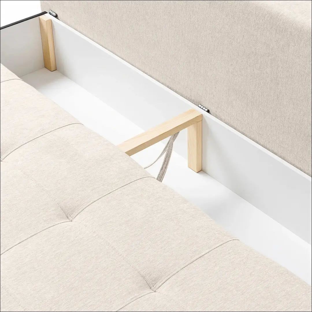 Kreminės spalvos sofa-lova TE2495 - €639.56 Save 15% __label:Pristatymas 5-14 d.d., Newelite Naujausi produktai | Namų