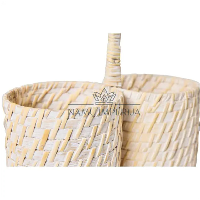 Krepšelis DI7246 - €12 Save 65% __label:Pristatymas 1-2 d.d., color-balta, color-smelio, dekoracijos, indai Balta