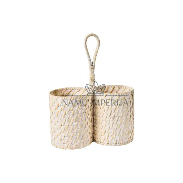 Krepšelis DI7246 - €12 Save 65% __label:Pristatymas 1-2 d.d., color-balta, color-smelio, dekoracijos, indai Balta