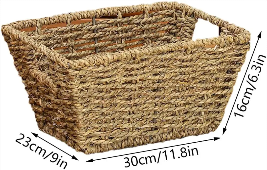 Krepšelis iš jūržolės DI8502 - €7 Save 55% __label:Pristatymas 1-2 d.d., color-ruda, dekoracijos, interjeras, kita Iki