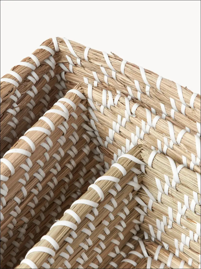 Krepšelių komplektas (3vnt) DI9844 - €31 Save 55% 25-50, __label:Pristatymas 1-2 d.d., color-balta, color-smelio,