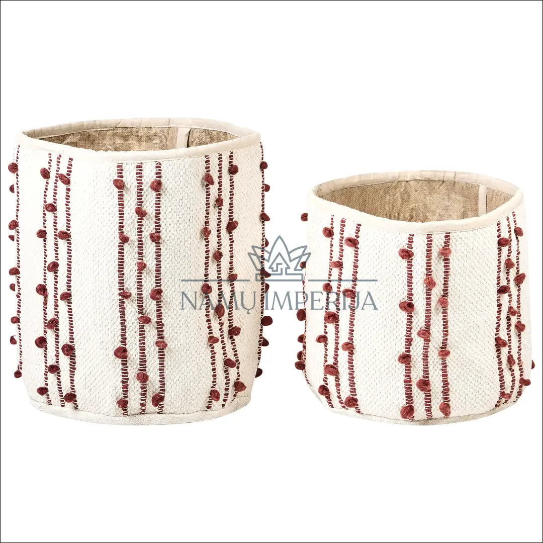 Krepšių komplektas (2vnt) DI9159 - €29 Save 50% 25-50, __label:Pristatymas 1-2 d.d., color-raudona, color-smelio,