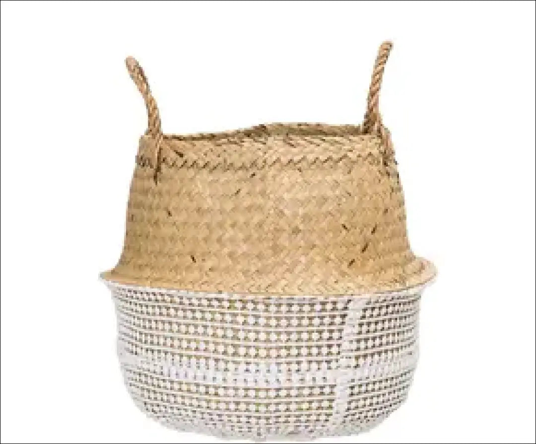 Krepšys iš jūržolės DI5606 - €12 Save 70% __label:Pristatymas 1-2 d.d., color-balta, color-ruda, dekoracijos,