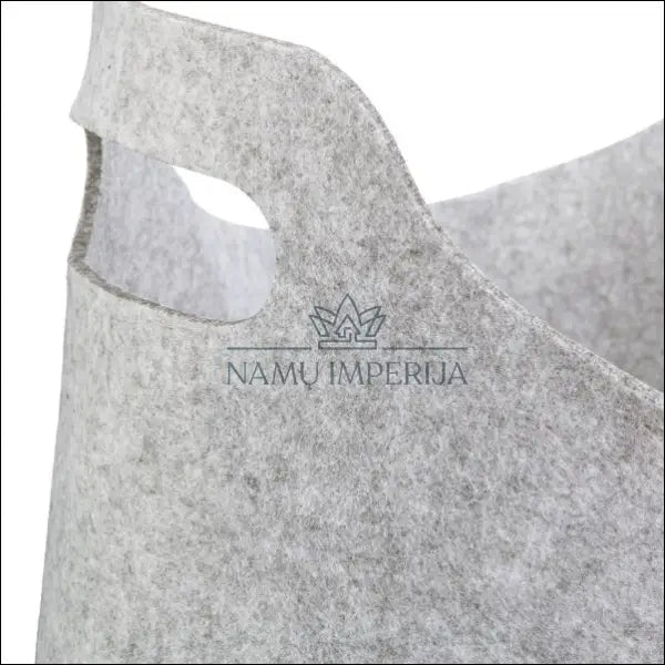 Krepšys iš veltinio DI9007 - €12 Save 50% __label:Pristatymas 1-2 d.d., color-pilka, dekoracijos, interjeras, kita Iki