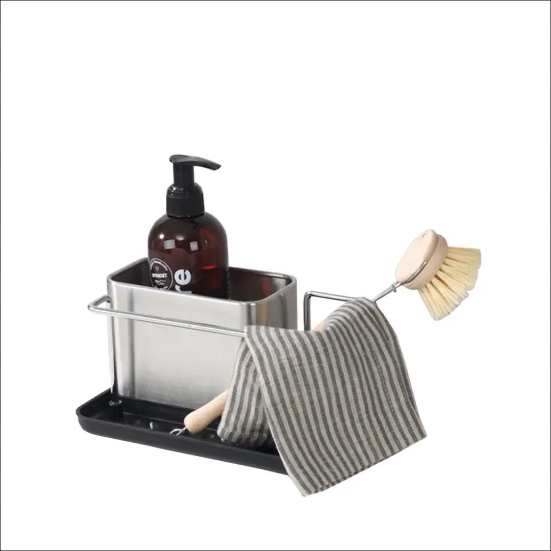 Kriauklės organizatorius DI10754 - €12 Save 50% __label:Pristatymas 1-2 d.d., color-juoda, color-sidabrine, interjeras,