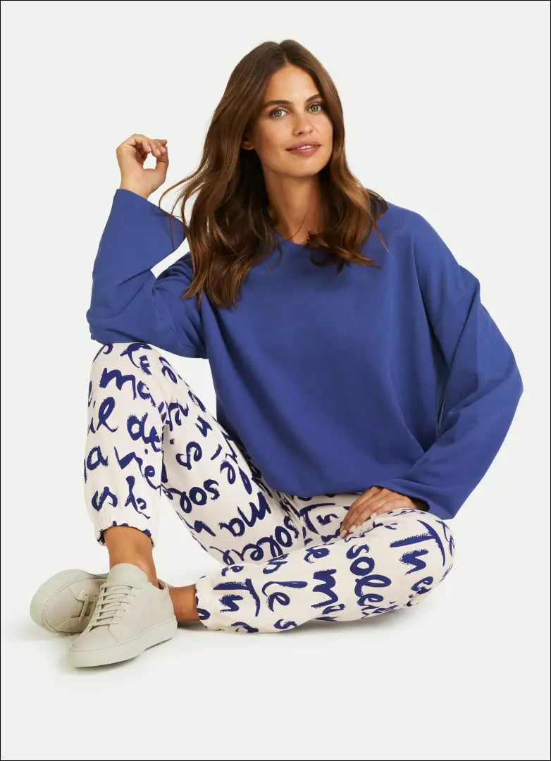 Laisvalaikio kelnės ’Juvia’ DI7646 - €49 Save 65% 25-50, __label:Pristatymas 1-2 d.d., color-kremas, color-melyna,