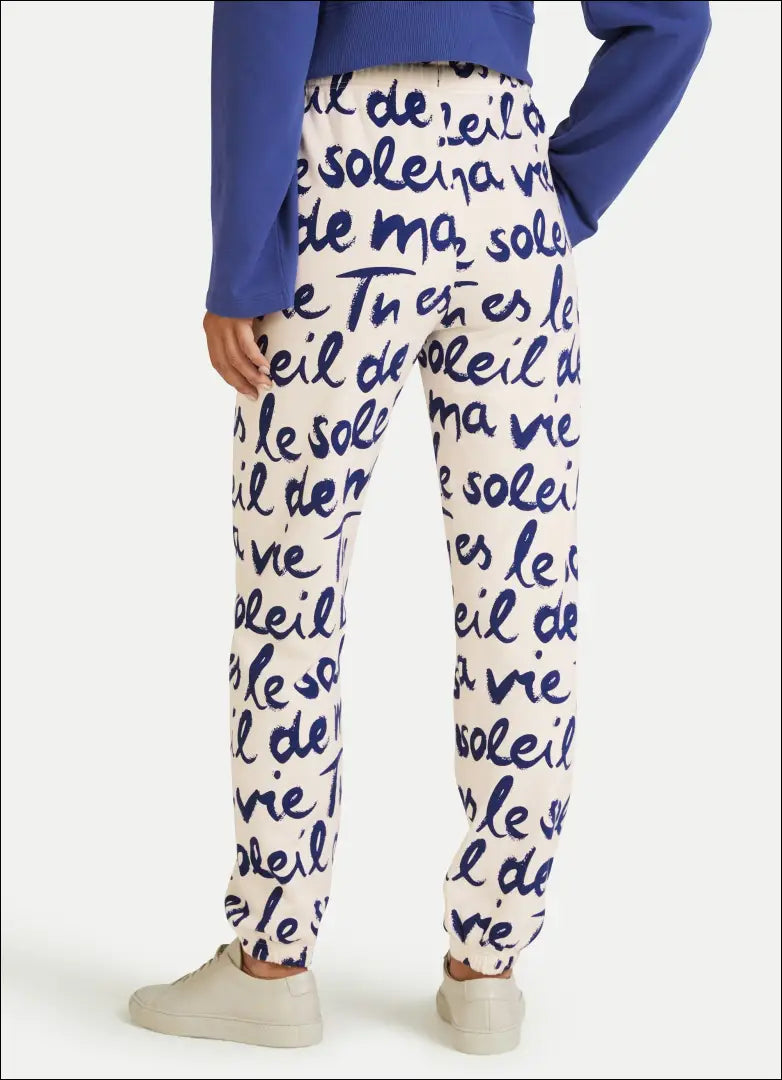 Laisvalaikio kelnės ’Juvia’ DI7646 - €49 Save 65% 25-50, __label:Pristatymas 1-2 d.d., color-kremas, color-melyna,