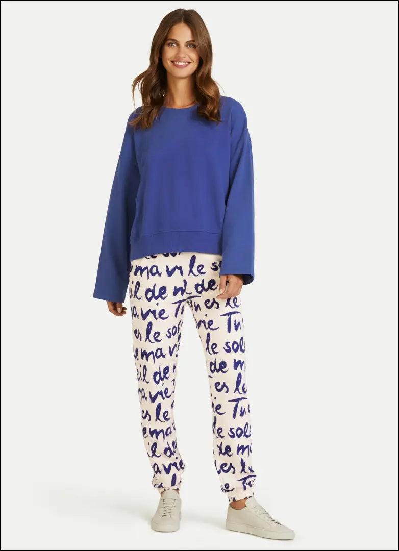 Laisvalaikio kelnės ’Juvia’ DI7646 - €49 Save 65% 25-50, __label:Pristatymas 1-2 d.d., color-kremas, color-melyna,